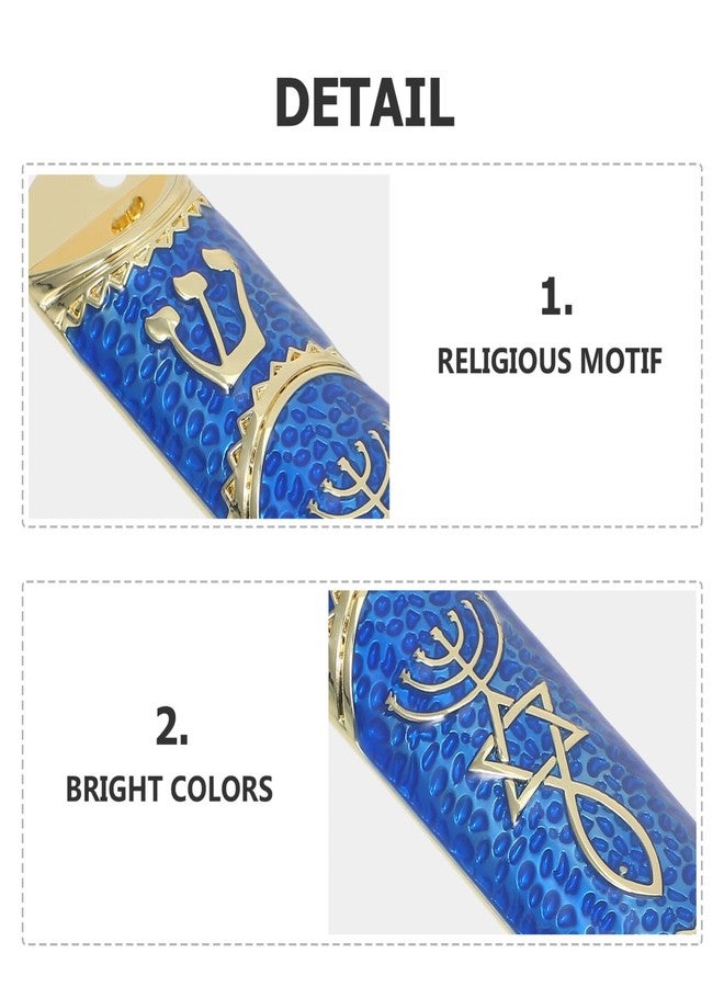 مزوزة معدنية كلاسيكية من HOLIDYOYO مع لفافة، زينة دينية للباب، سهلة التركيب، هدية يهودية ذات مغزى لبركة المنزل، تصميم عتيق لإطار الباب - Image 3